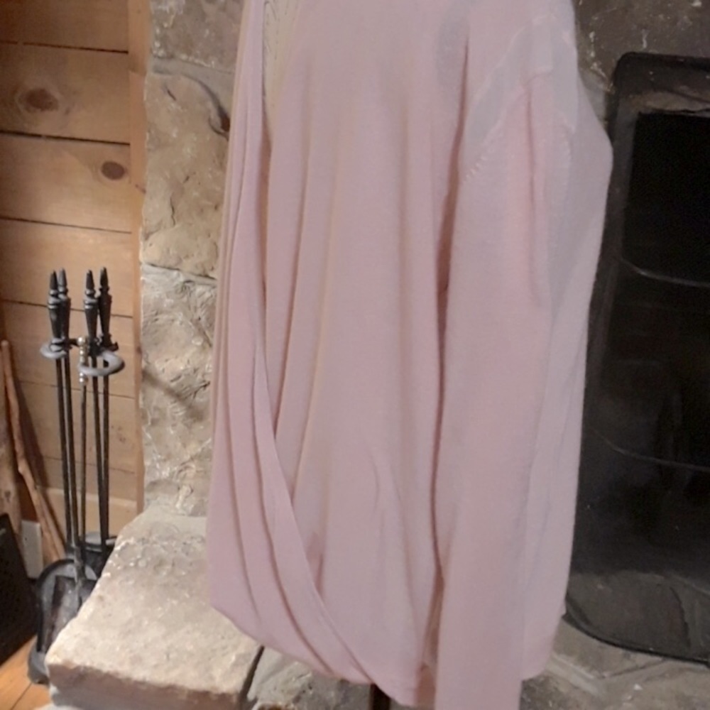 HALSTON HERITAGE Drape Back Sweater - Picture 7 of 13